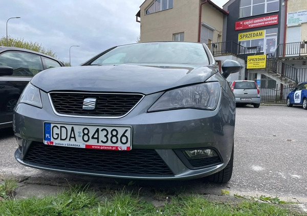 Seat Ibiza cena 20000 przebieg: 102700, rok produkcji 2012 z Gdańsk małe 106